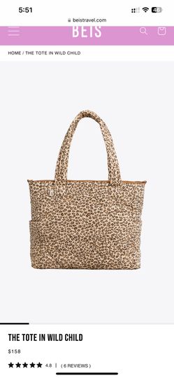 BÉIS Diaper Bag, “The Tote in Wild Child”