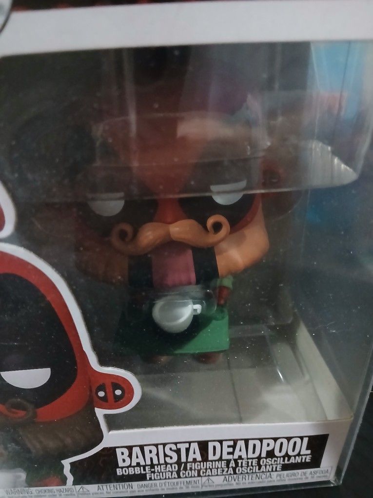 Brand New Deadpool Barista 775 Funko Pop