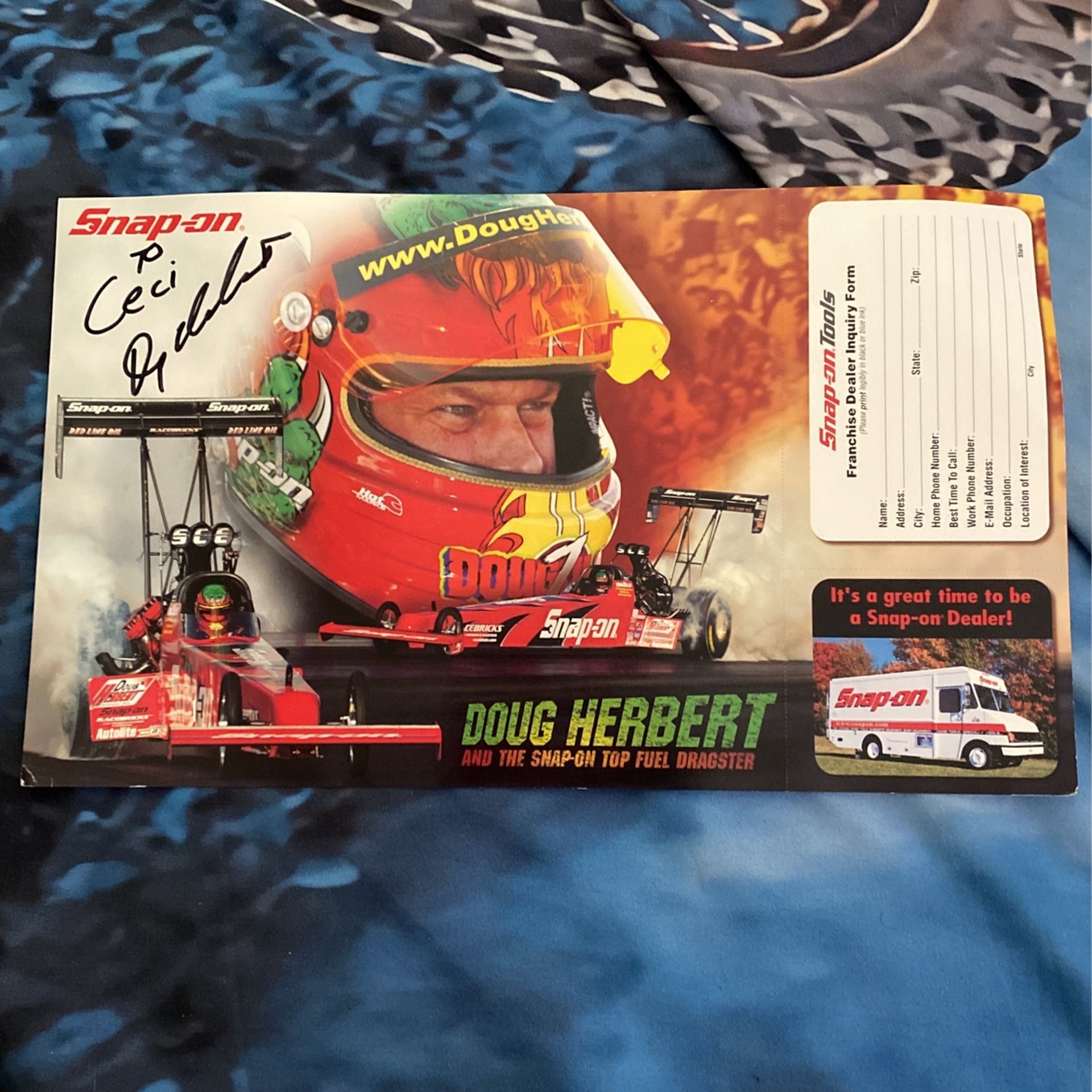 DOUG HERBERT SNAP-ON TOP FUEL DRAGSTER