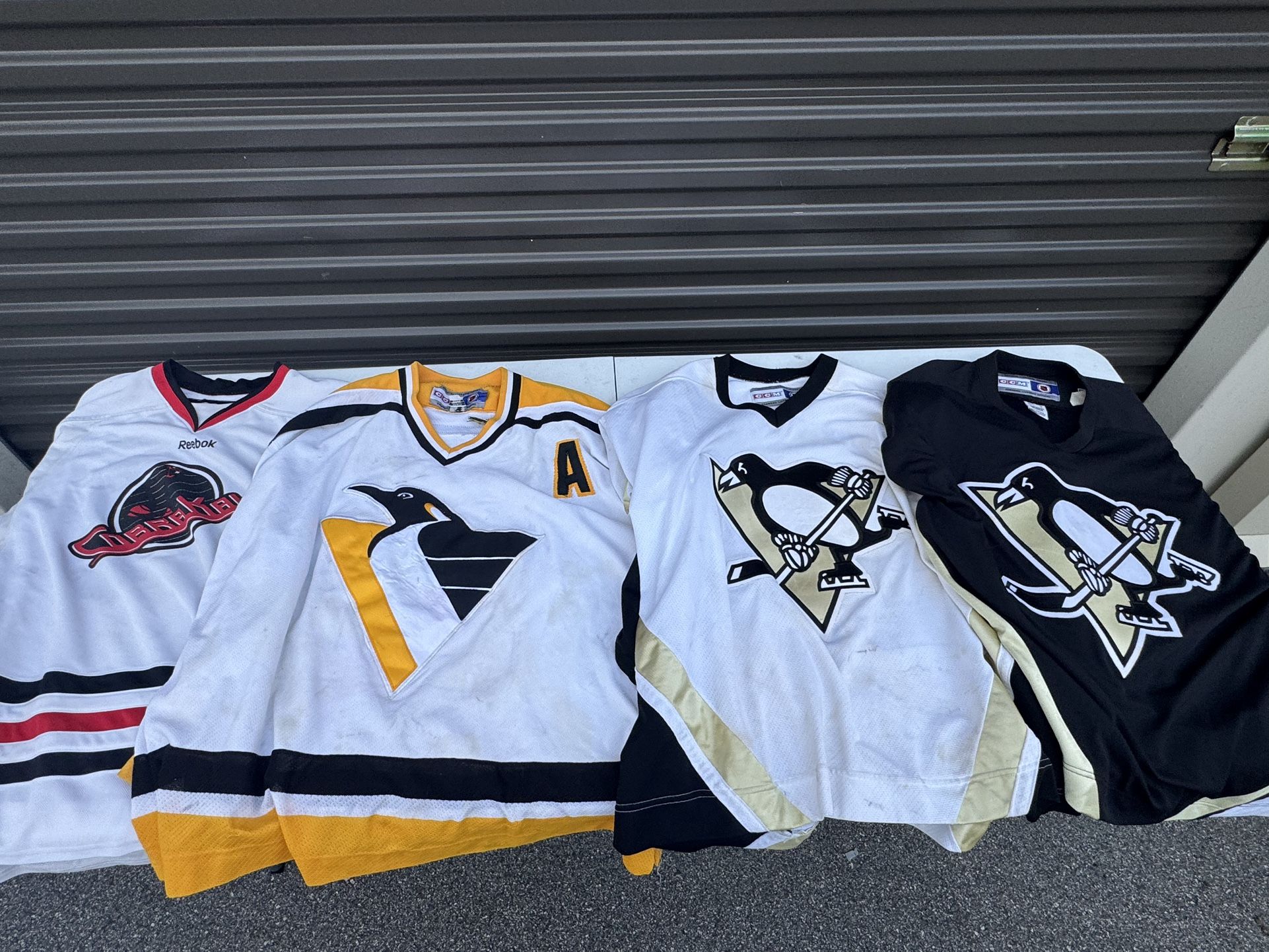 Authentic Vintage Hockey Jerseys (4) (Used) Sizes XL-XXL