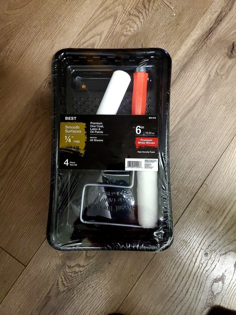 Mini Renter/ Homeowner Touch Up Kit Roller -Brush - Tray