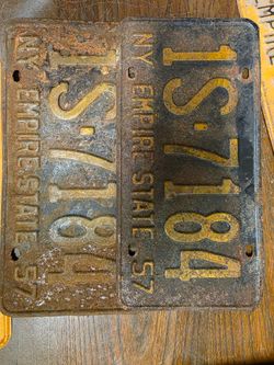 1957 Rusty tags set