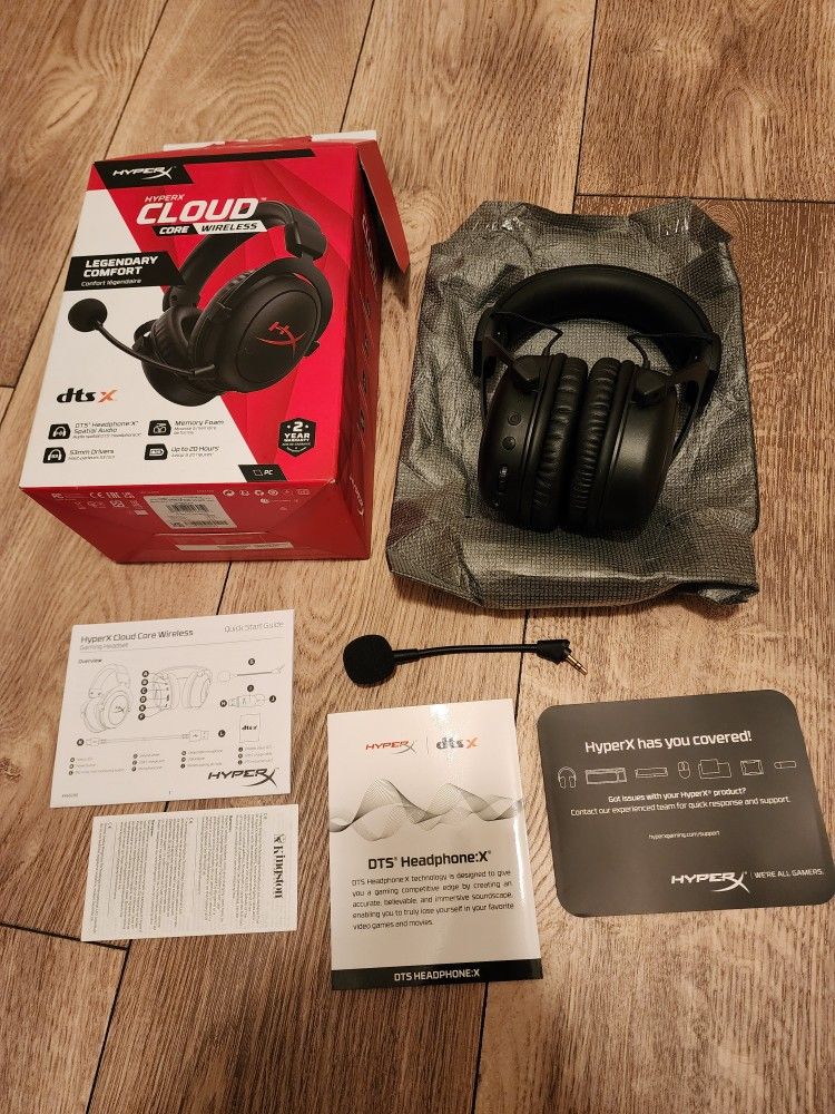 HyperX Cloud Core Wireless Gaming Headset w/Mic - No Dongle