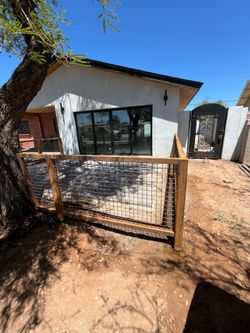 Natural Rust Fence