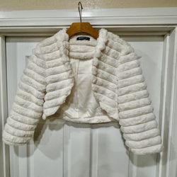 Beautiful Faux Fur Mini Jacket 