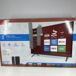 #394 TCL 40S325 40" 1080p LED Smart HDTV - Black
