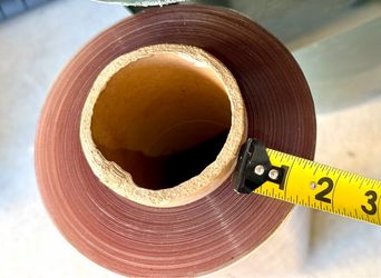 Clear Vinyl Plastic Roll 36” Flexible 12 Gauge- Waterproof! Large Roll!