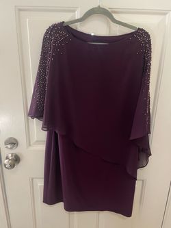 Women’s dress purple plum