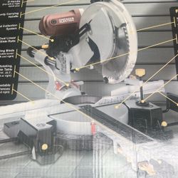 12” Miter Saw With Laser Guide System ( Chicago Electric