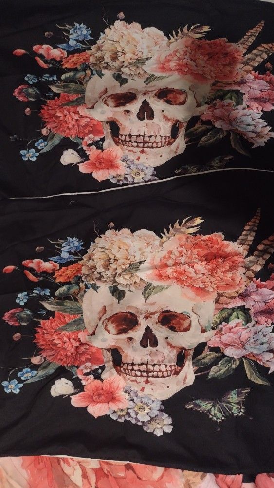 Skull Comforter Set