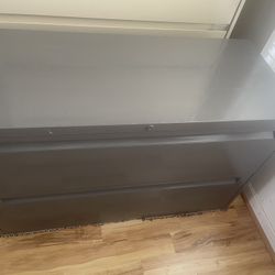 2 Drawers File Cabinet 
