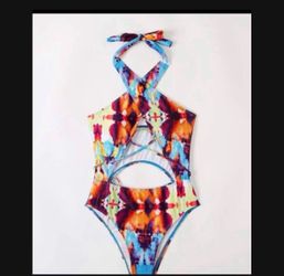 One Piece High Waist Swimsuit 