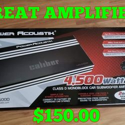 POWER ACOUSTIC BASS AMPLIFIER, 4500 WATT