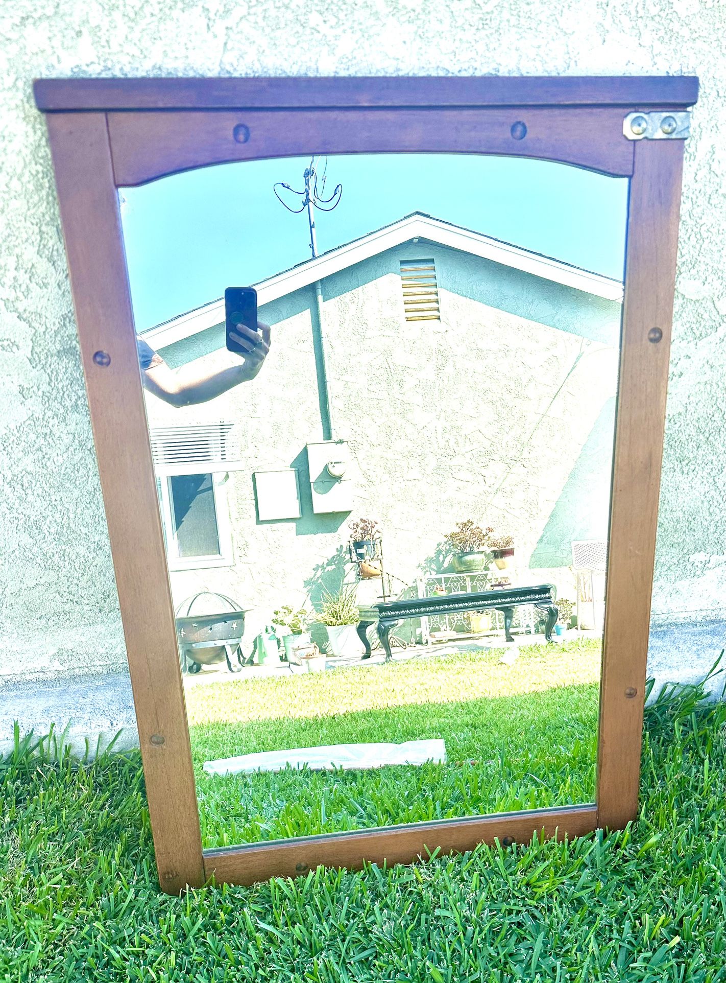Wood Framed Mirror