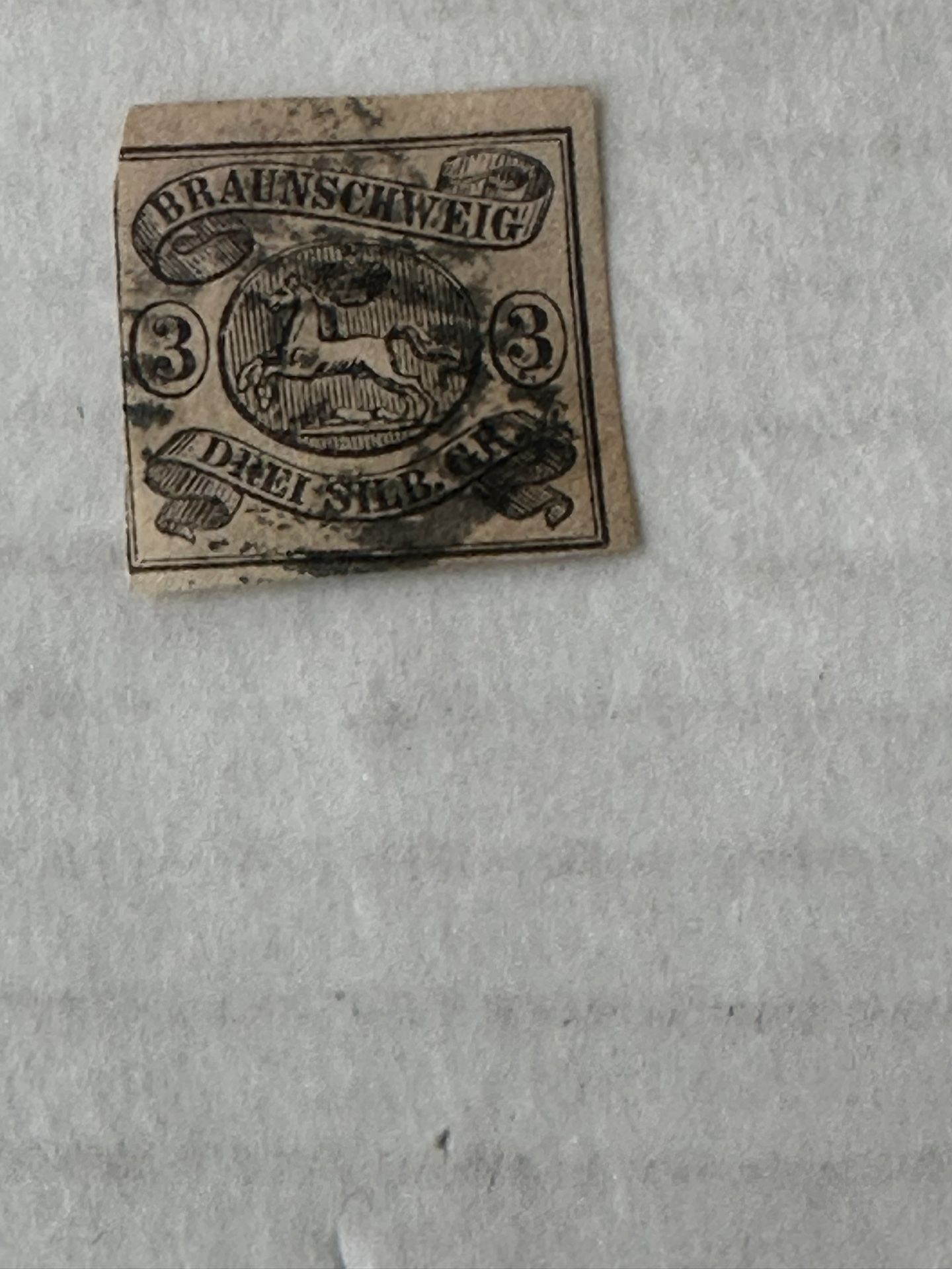 Braunschweig Brunswick German 8 Stamp 1858