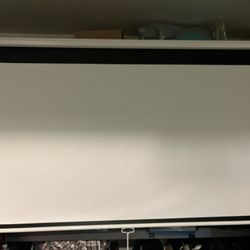 80” Pull Down Projector Screen