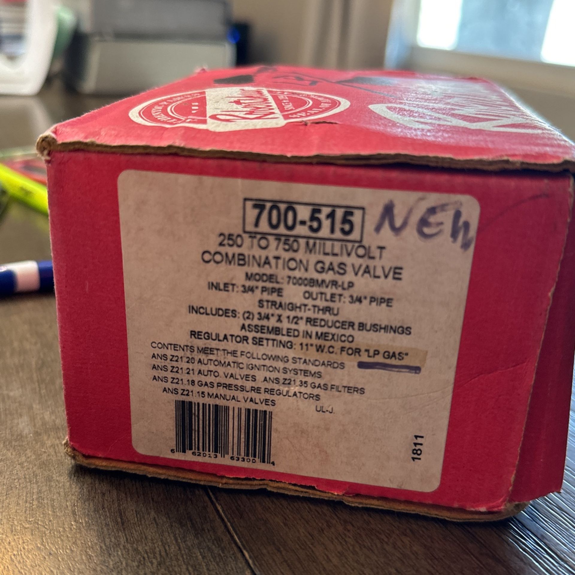Robertshaw LP Gas Valve 700-515