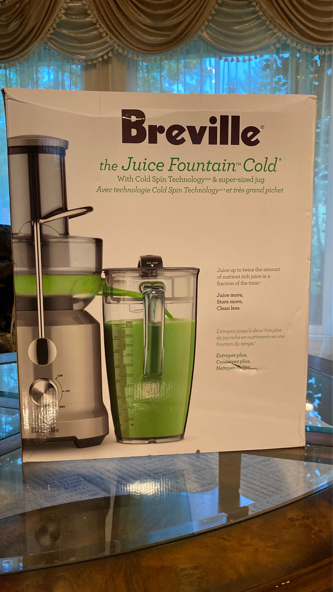 Brand New Breville Juicer Cold Pressed Fountain