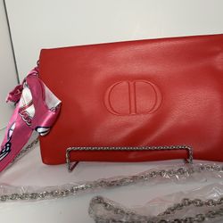 Repurposed Original Christian Dior Beaute Bag 