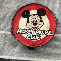 Vintage Mickey Mouse Tambourine 