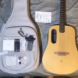 Lava Me 4 W/ Case & Accessories - 41” Spruce Smart Guitar