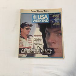 USA Weekend Vintage Dale Earnhardt “1 Driven Family” Issue August 1998 Magazine