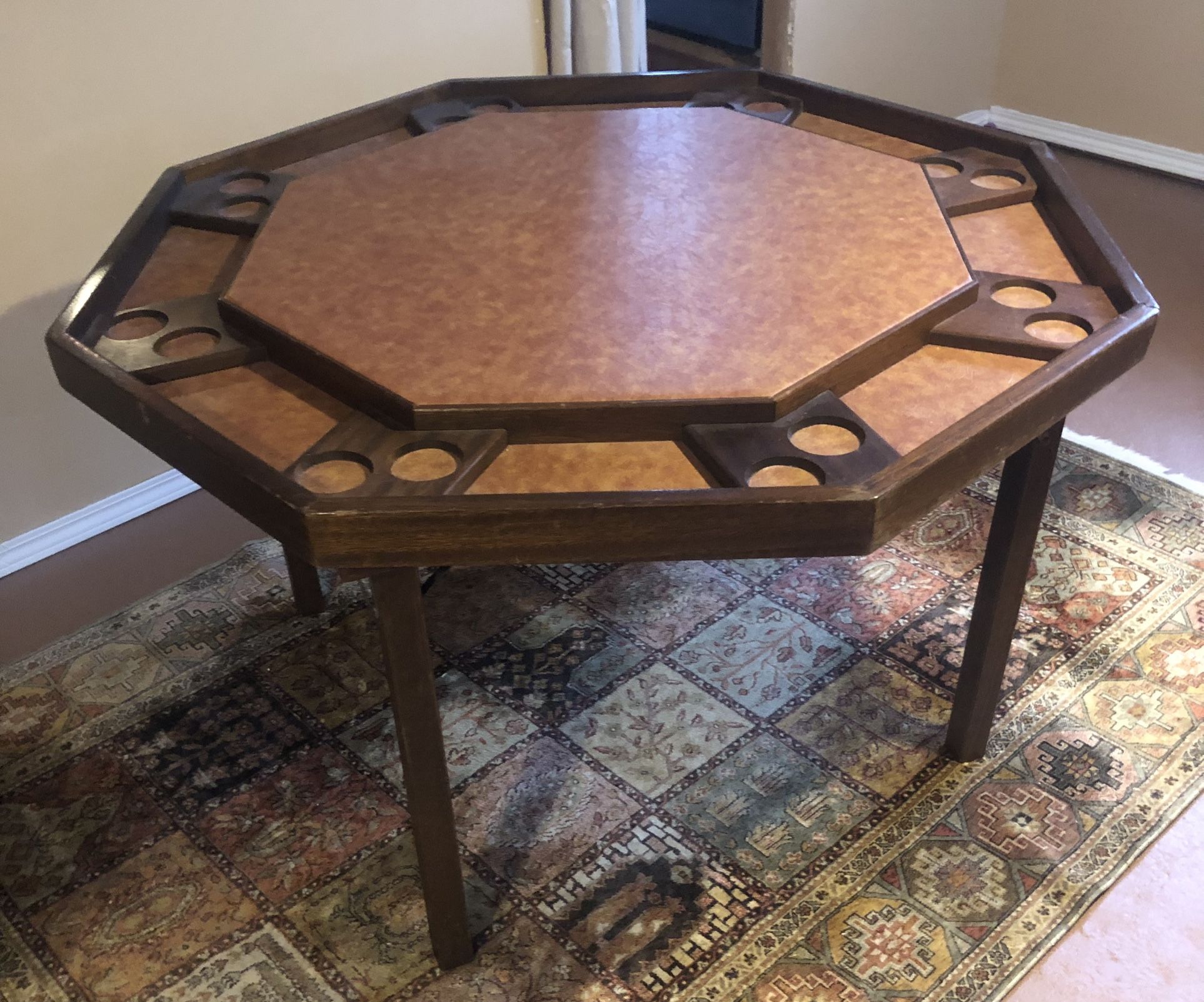 Antique Poker Table