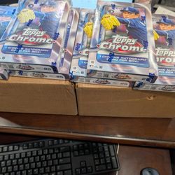 2025 Topps Chrome Baseball Hobby Boxes Factory Sealed From A Fresh Case!