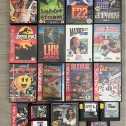 Sega Genesis Game Lot - Buy All Or Pick Individual Games