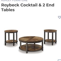 Coffee Table And End Tables 