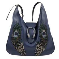 Extra Large Gucci Calfskin Sequin Embroidered