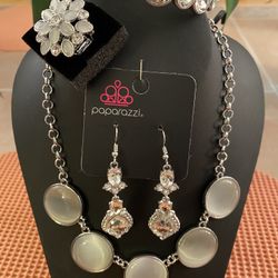 Jewelry Moonstone/Rhinestone