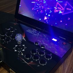 suitcase in a monitor 