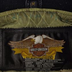 100% Leather Harley Davidson Coat 