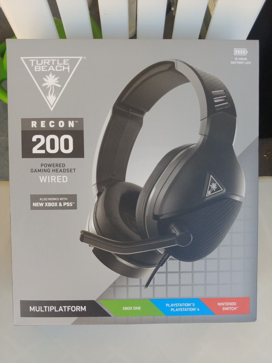 Turtle Beach Recon 200 Amplified Gaming Headset for Xbox and PlayStation