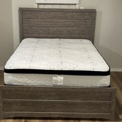 New Queen Size Bed With Promo Mattress And Free Delivery 