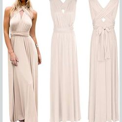 Bridesmaid Formal Wrap Dresss XLARGE