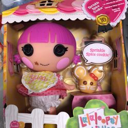 LalaLoopsy Littles Sprinkle Spice Cookie Doll  New