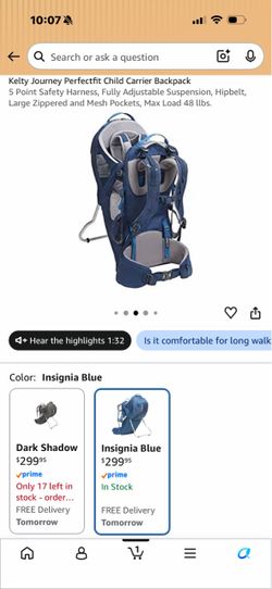 Baby chair for hiking / sillita de Bebe para senderismo
