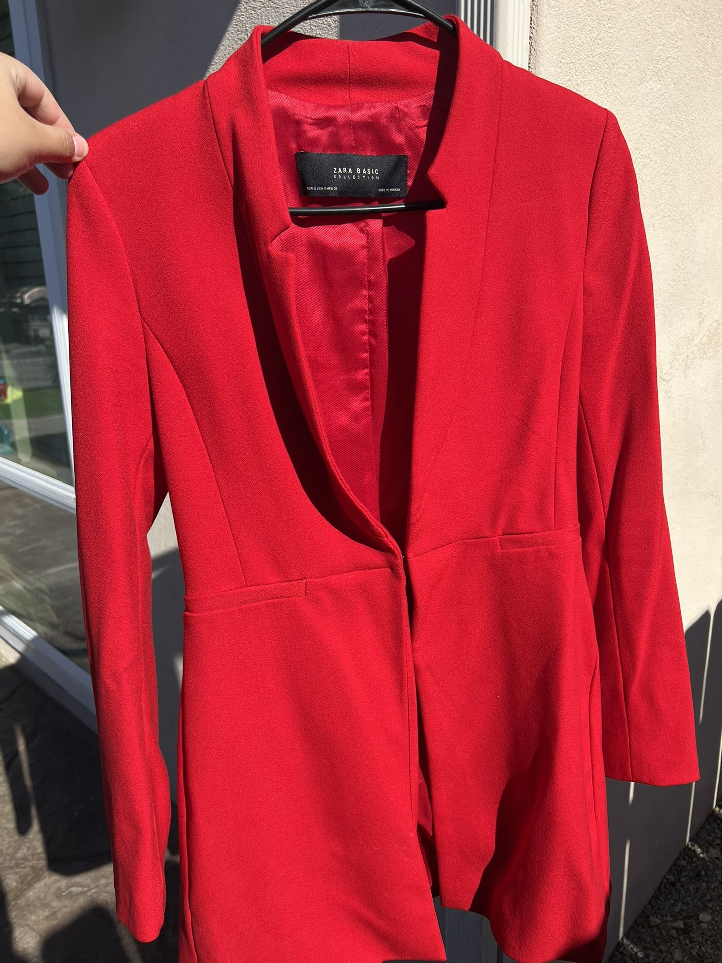 Zara Red Coat - Main Image