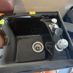 2massage Chairs Two Benches And A Sink
