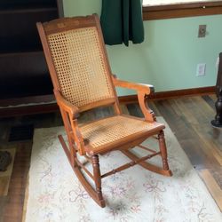 Hand Caned Vintage Rocker