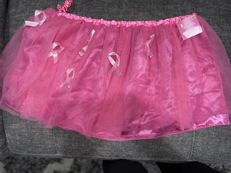 Breast Cancer Awareness Tutu Ribbon Tie Skirt Thumbnail