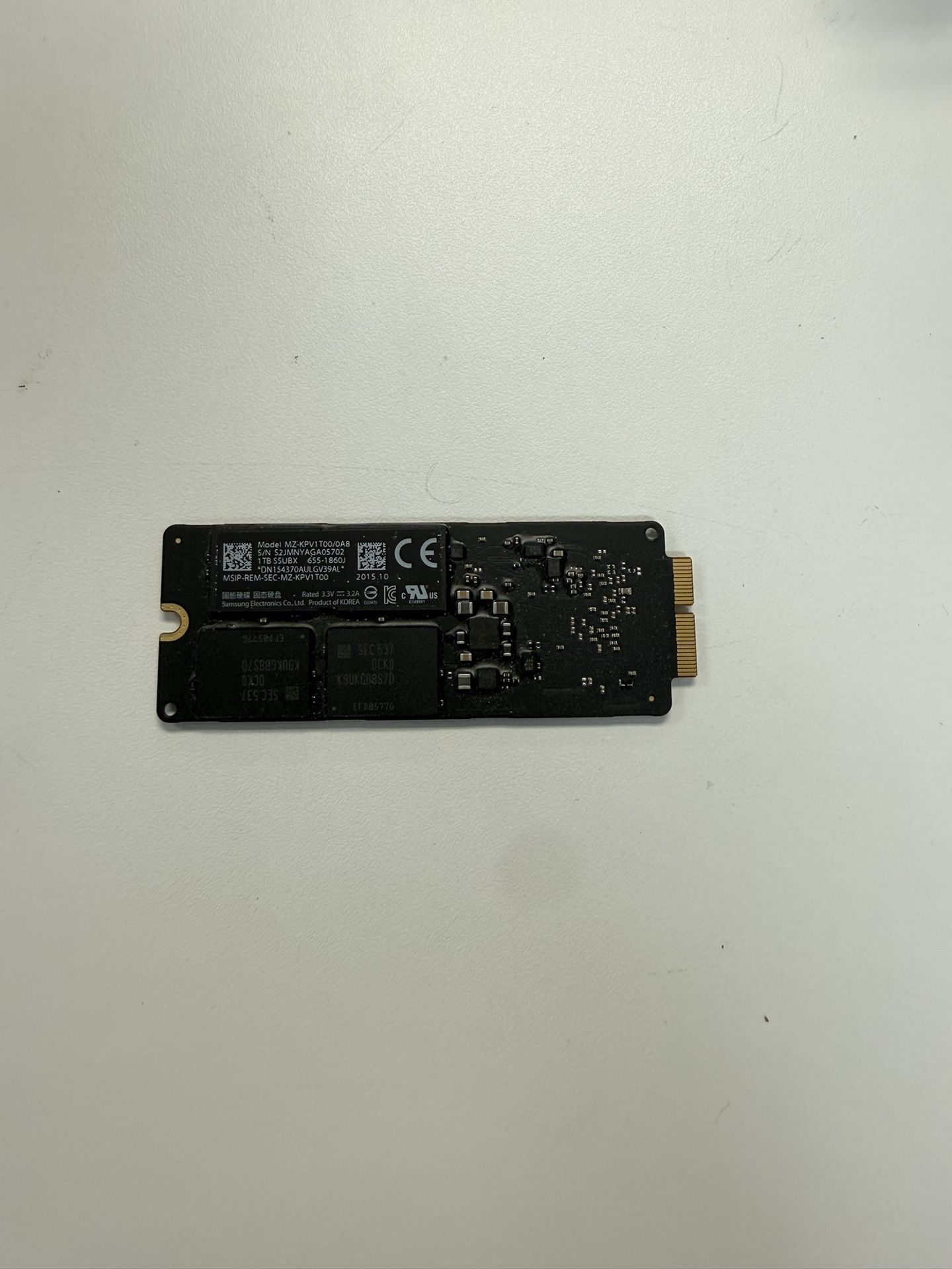 Original Apple 1TB SSD for Macbook Pro 15" A1398 Late 2013 2014 2015