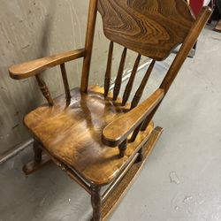 Toddler Wood Rocking Chair 