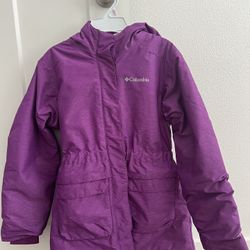 Columbia Girls Long Winter Jacket M
