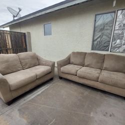 Couch And Loveseat (WILL DELIVER)