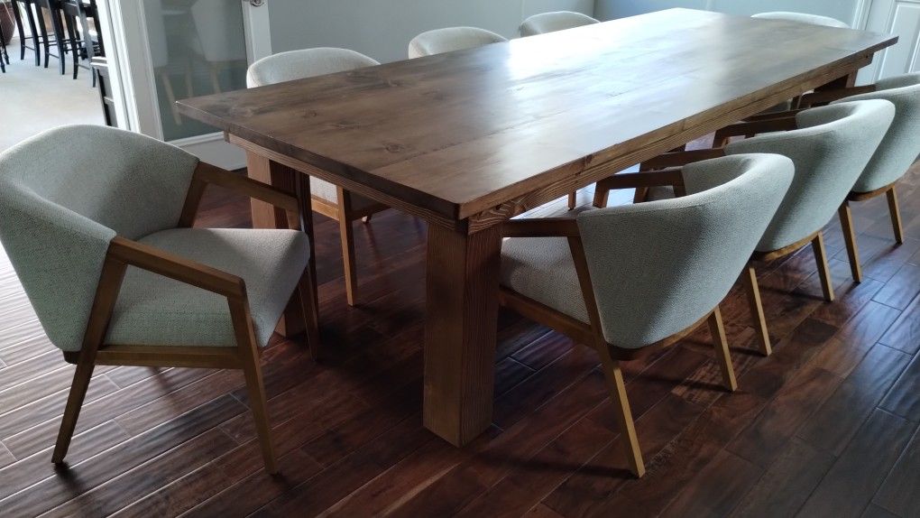 Custom Designed Farmhouse Dining Tables.