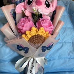 Angel Plushie Rose Bouquet 