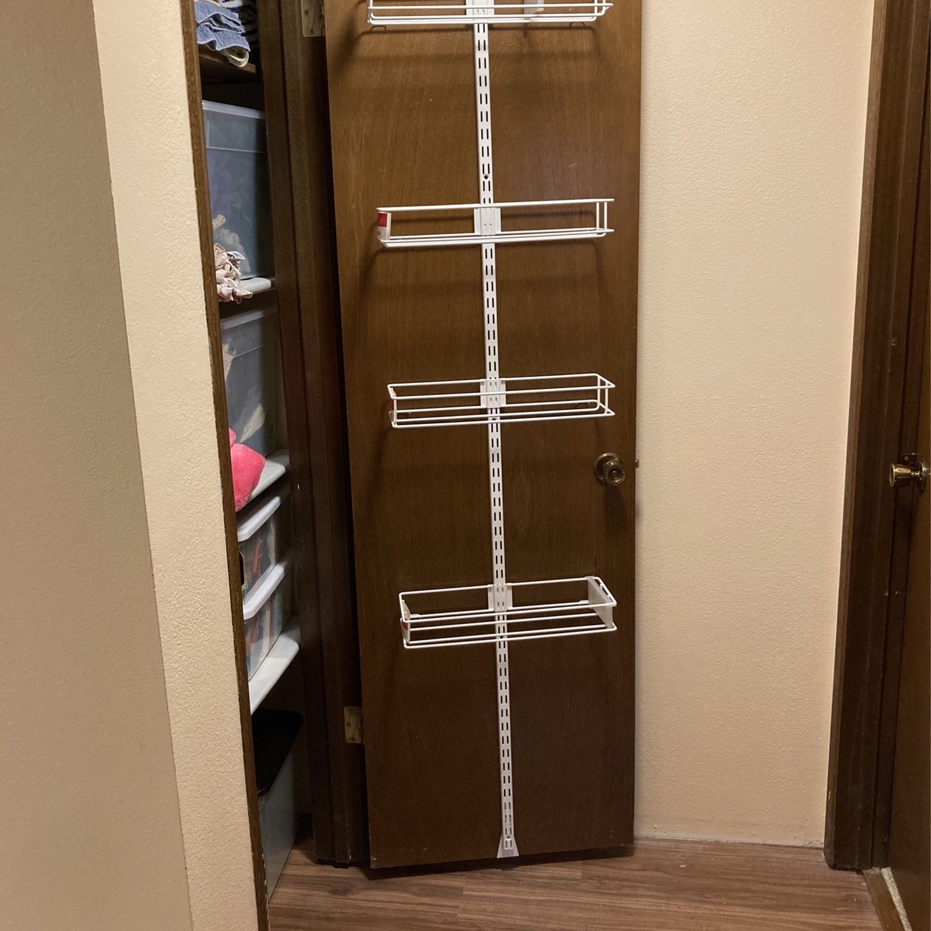 Elfa Over The Door Storage System With media racks